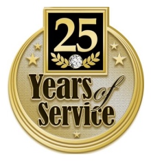 25 Years of Service